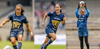 Bibiana Quintos, Dania Padilla y Mélany Villeda ¡150 partidos con Pumas!