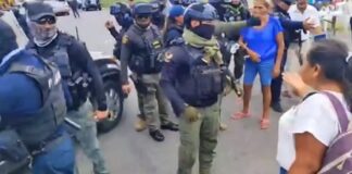 Demandaban agua y fueron objeto de represión por la SSP Estatal en Veracruz