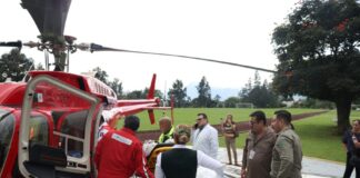 Realiza IMSS Veracruz Sur traslado aéreo oportuno de menor de edad.