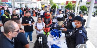 Capacitan en cultura vial a motociclistas.