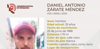 Aparece sin vida Daniel Zárate esto después de que familiares y amigos demandaran su búsqueda #Veracruz