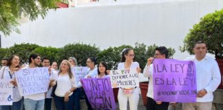 Personal del Poder Judicial en Veracruz exigen respeto y se de marcha atrás a extinciones de dominios.