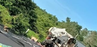 Un lesionado deja accidente en la autopista Acayucan- Cosamaloapan.