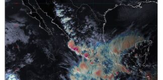 Se pronostican lluvias torrenciales para regiones de Campeche, Chiapas, Oaxaca, Tabasco y Veracruz