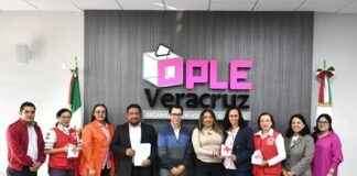 OPLE Veracruz se suma a la Colecta Anual de la Cruz Roja Mexicana