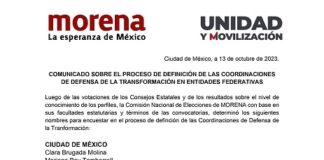 Morena difunde lista de aspirantes a 9 gubernaturas que pasarán a la encuesta final .