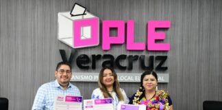 OPLE Veracruz entrega documentación de la “Consulta libre, previa, informada, de buena fe y culturalmente adecuada a los pueblos y comunidades indígenas y afromexicanas”.