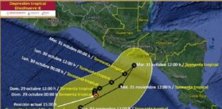 Anuncian otro posible ciclón en el Pacífico para martes o miércoles