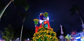 Instala Ayuntamiento de Xalapa catrina en Ávila Camacho