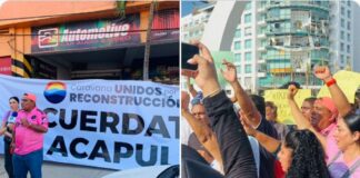 Damnificados de Acapulco indignados marchan rumbo a Palacio Nacional a exigir atención