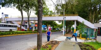 Iniciará demolición de puente peatonal en la avenida Xalapa