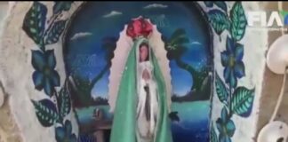 La Virgen de la quebrada resistió los vientos huracanados de Otis