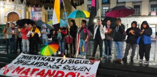 Xalapa se suma a velada pacífica nacional por homicidio del magistrade Ociel Baena Saucedo