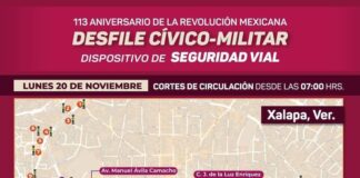 Otra vez cierran el centro Histórico de Xalapa-