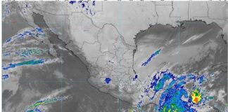 Prevén lluvias torrenciales en Chiapas, Oaxaca, Tabasco y Veracruz