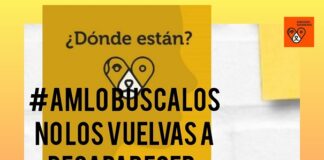 Desaparecen los desaparecidos .