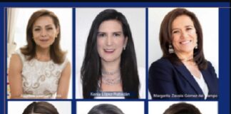 Las mujeres del equipo de Xóchitl .