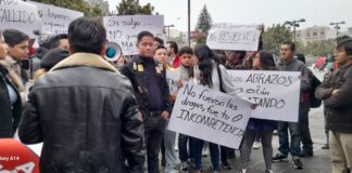 Jóvenes reclaman al presidente AMLO frente a Palacio blindado: “No fueron las drogas, fue tu incompetencia”