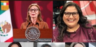 Las mujeres en el equipo de Claudia .