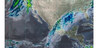 Lluvias en Puebla y Veracruz y nevadas en estos estados del país.