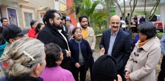 Entrega Ricardo Ahued obras de pavimentación en Lomas Verdes