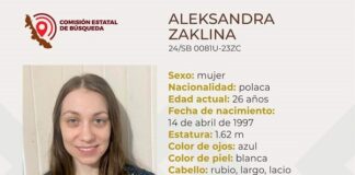 Desaparece la joven Aleksandra de nacionalidad Polaca en #Xalapa #Veracruz
