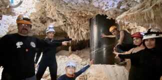 Exhiben cavernas perforadas por obras del Tren Maya.