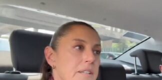 Claudia Sheinbaum aboga por López Obrador ante acusaciones de narcopresidente.