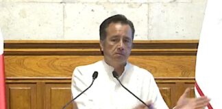 Cuitláhuac García justifica su presencia en cierre de Claudia Sheinbaunm