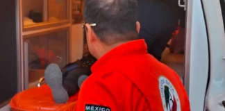 Migrantes personas mayores y menores de edad resultan lesionados al volcarse camión de carga #Chiapas