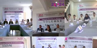 Se instalan los 30 Consejos Distritales del OPLE Veracruz .