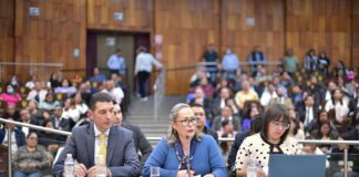 Recibe Congreso comparecencia de la presidenta de la CEDHV, Namiko Matzumoto Benítez.