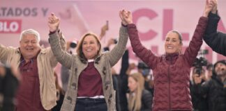 Claudia Sheinbaum cierra precampaña con Rocío Nahle con plaza llena en #PozaRica