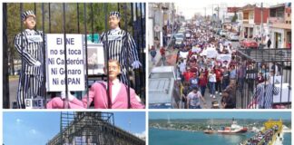 Marchar por la democracia.