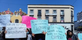 Otra vez estudiantes del ITSX protestan en Xalapa