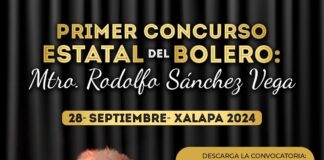 Participa en el Primer Concurso Estatal de Bolero y gana 75 mil pesos #Xalapa