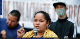 Reportan en riesgo la vida de Kenia Hernández, tras huelga de hambre .