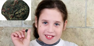 Niño evacuado el 7 de octubre descubre moneda hasmonea de 2.000 años