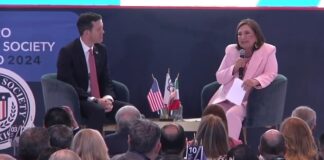 Conferencia completa de @XochitlGalvez en la American Society of México.