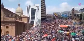 Corte de Colombia asediada por seguidores de Petro .