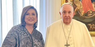 La reunión de Xóchitl Gálvez con el Papa Francisco #Video