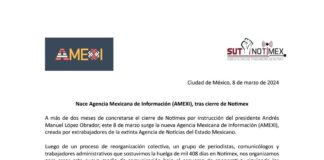 Nace la Agencia Mexicana de Información tras extinción de Notimex.