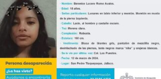 #Actualización: Fue localizada Lucero Berenice Romo, joven buscadora, tras ser reportada como desaparecid @EnriqueAlfaroR