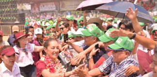 Claudia Sheinbaum afirma que en Veracruz y todo México arrasarán 5 de 5.