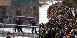 Miles de rusos dan el último adiós al opositor Alexei Navalny,