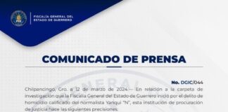 Fiscalía de Guerrero se deslinda de supuesta fuga de policía, revelada por López Obrador