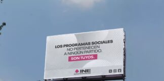 INE anuncia acciones jurídicas contra de Gálvez por uso indebido del logo