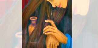 La mujer que ungió a Jesús.