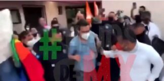 Le gritan bandido y traidor a Álvarez Máynez en BC #Video