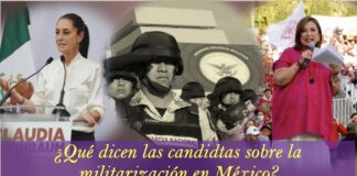 ¿Qué dicen las candidatas sobre la militarización en México?